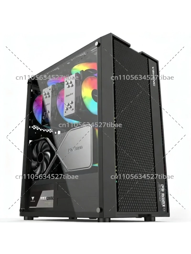 Black E-ATX Computer Case with - Pc Gaming Cpu のレビューと価格