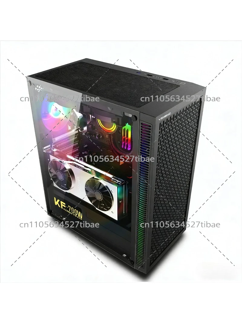 Black E-ATX Computer Case with - Pc Gaming Cpu のレビューと価格
