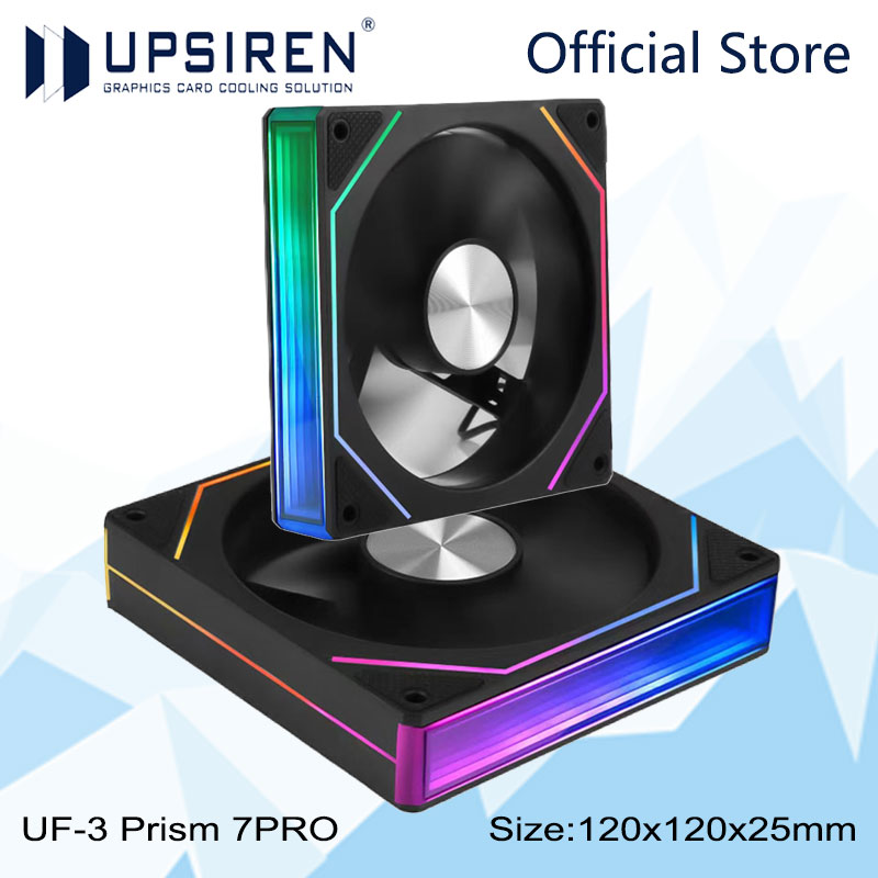 UPSIREN UF-3 Prism 7PRO Comput - Argb Case Fan のレビューと価格